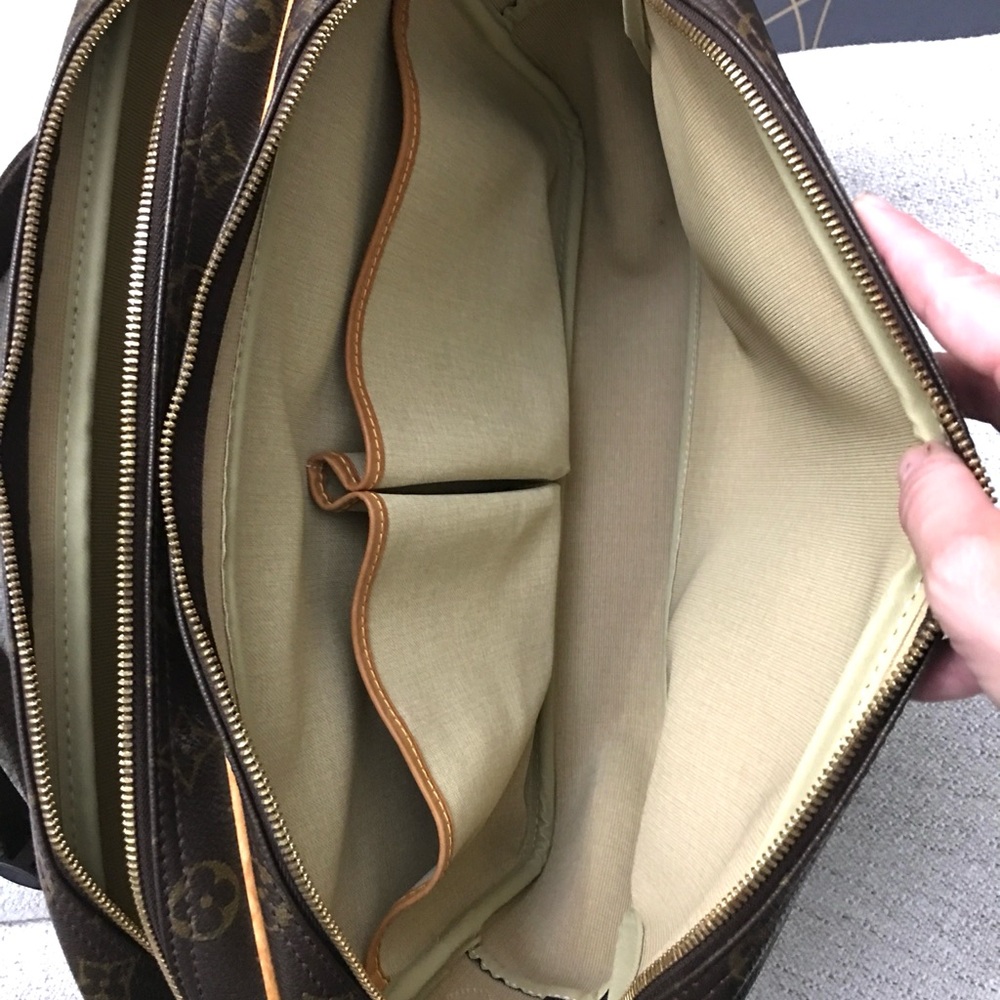 Authentic Louis Vuitton Reporter GM messenger bag brown monogram LV canv… - Picture 9 of 16